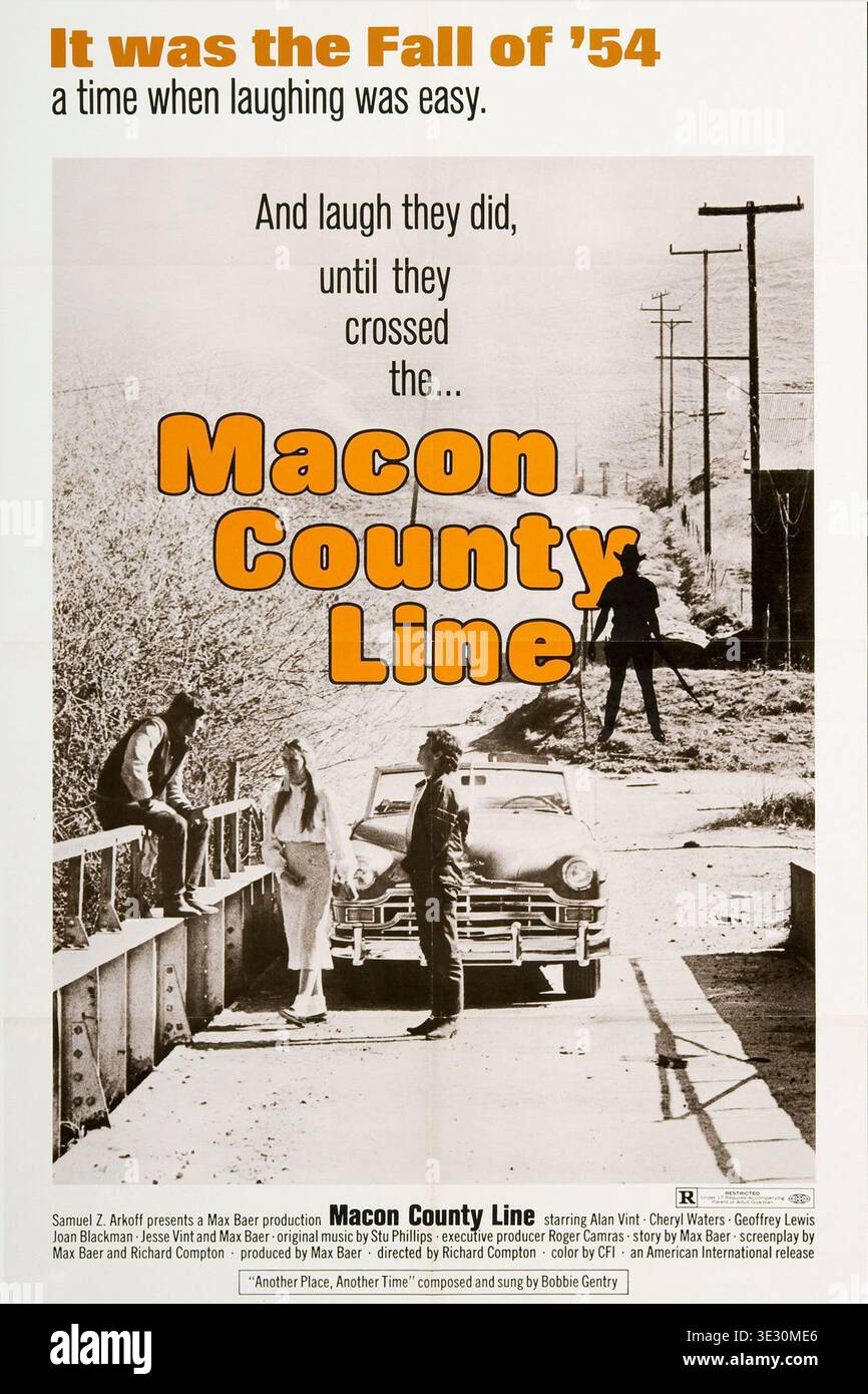 Macon County Line, poster del film 1974 Foto Stock