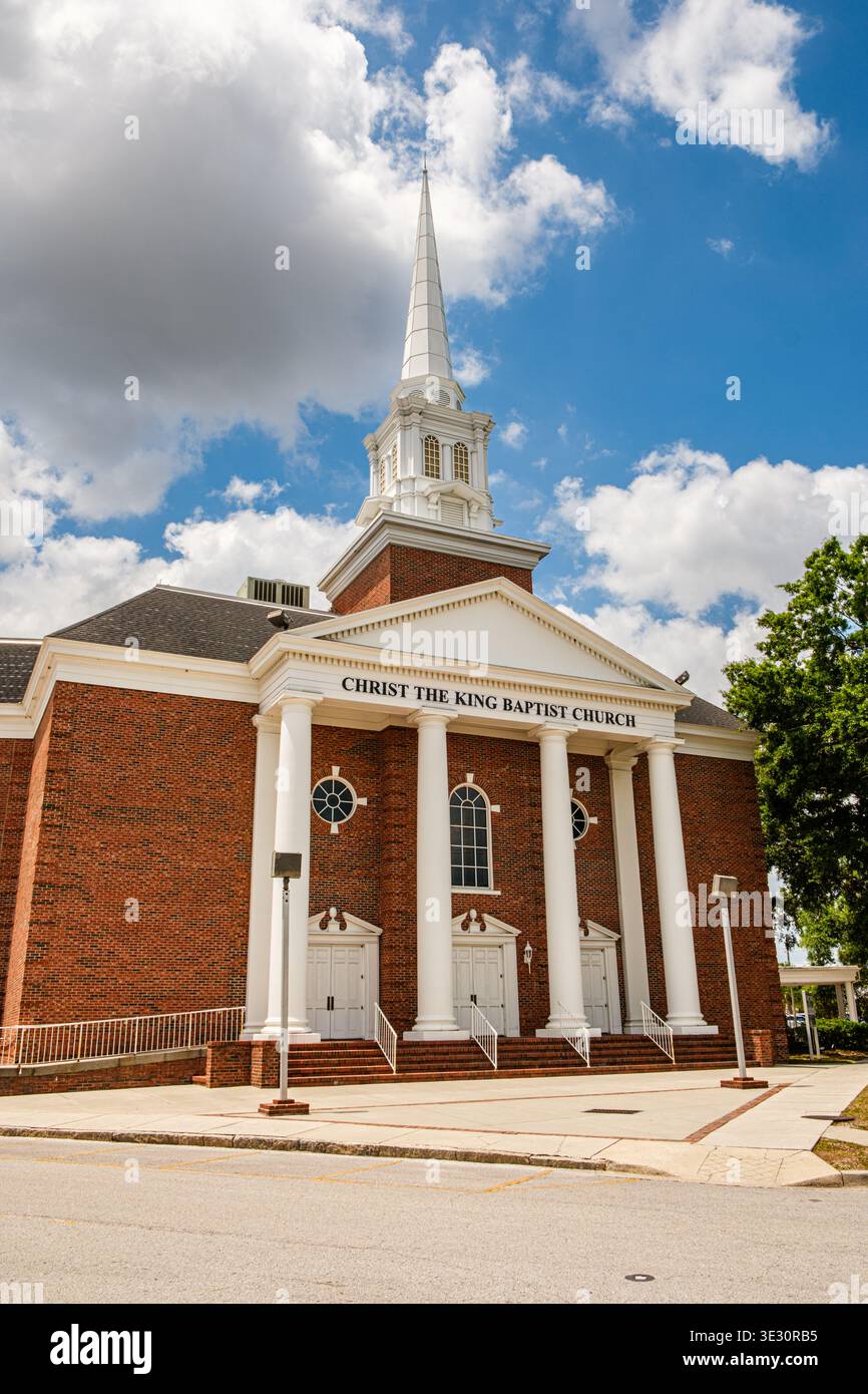 Christ the King Baptist Church, Palmer Street, Plant City, Florida Foto Stock