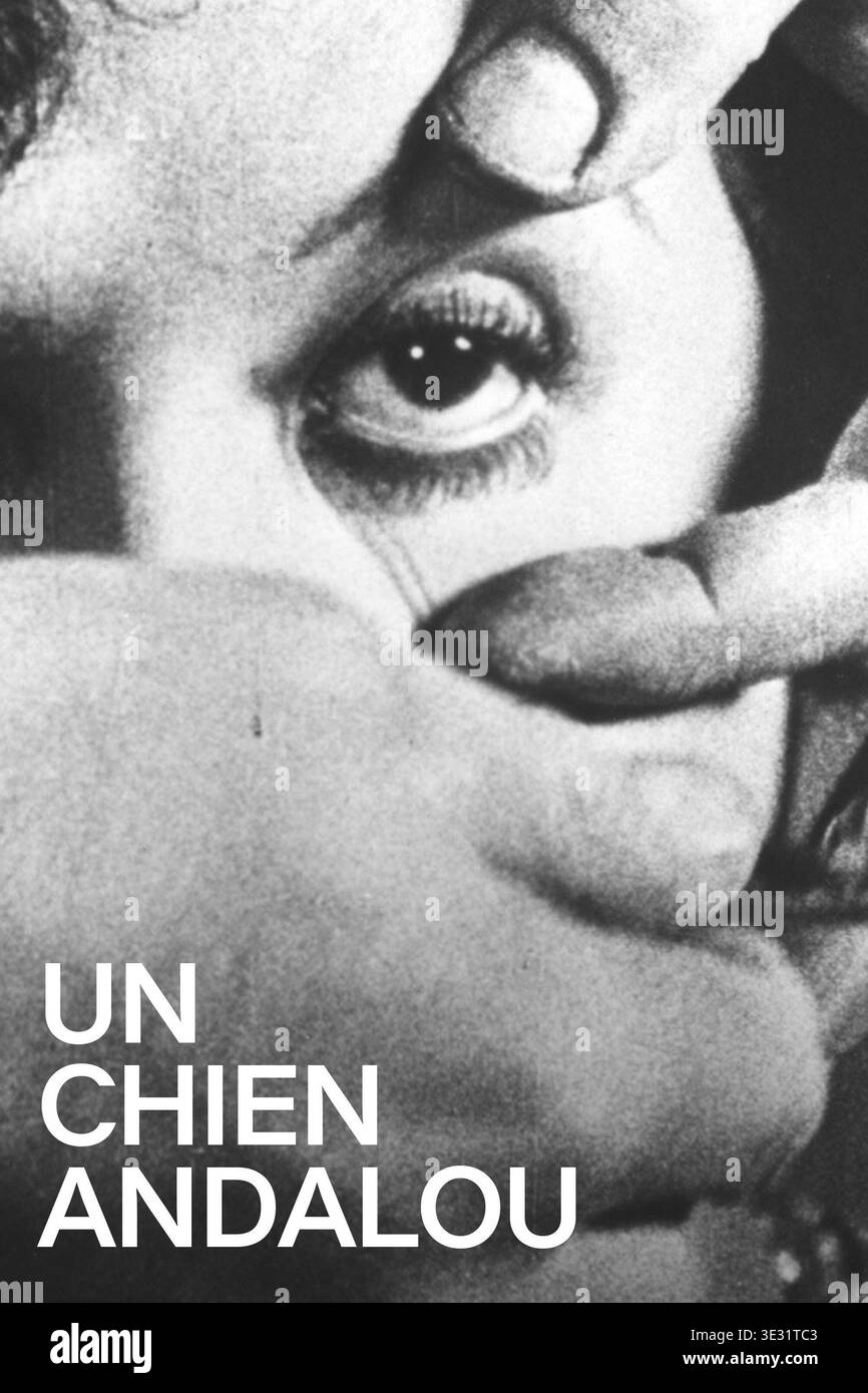 Poster del film di un Chien Andalou 1929 Foto Stock
