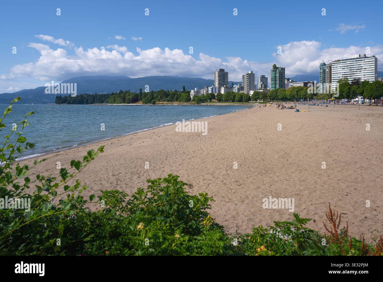 English Bay Beach - Vancouver, British Columbia, Canada Foto Stock
