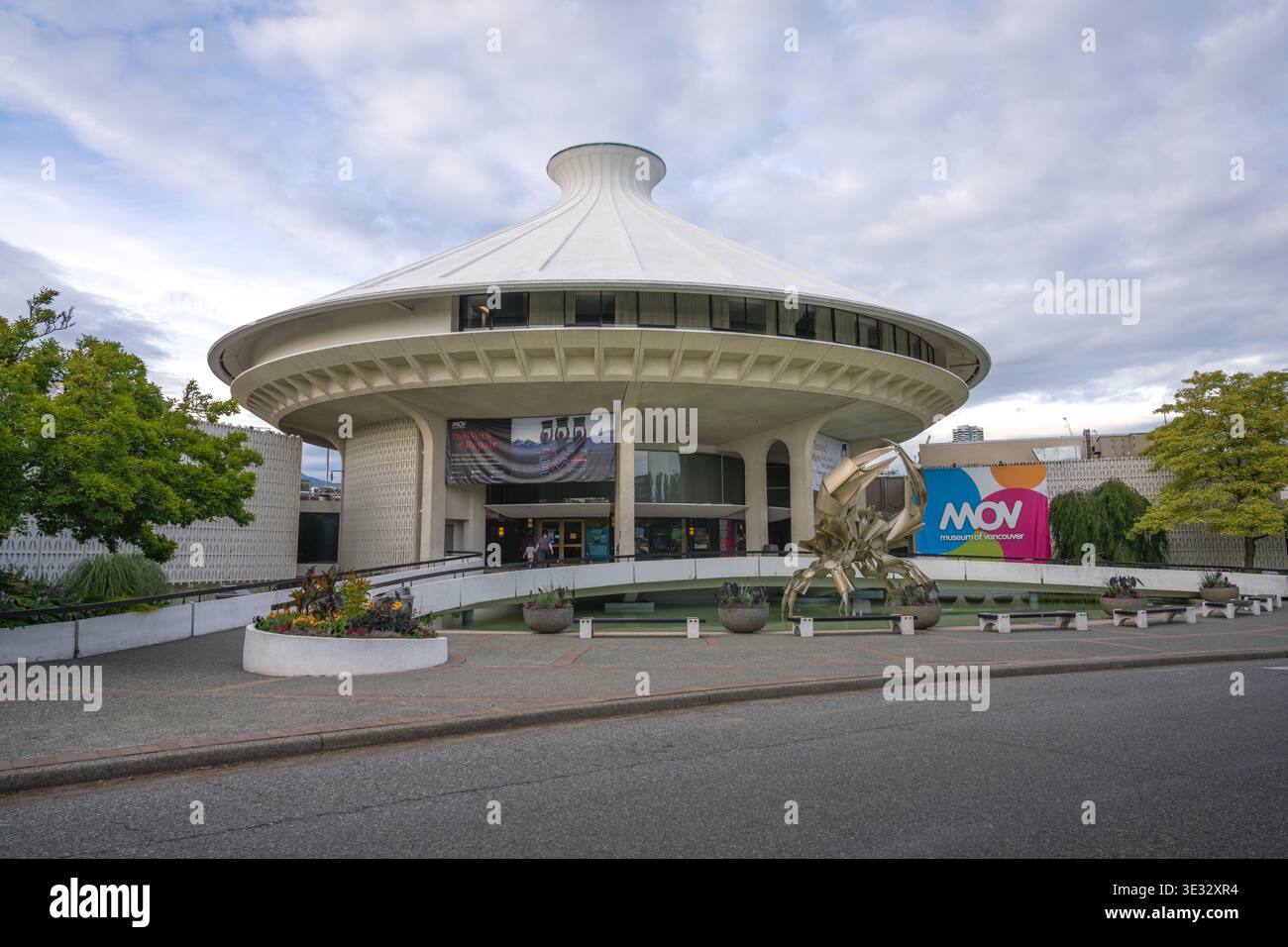 Museo di Vancouver a Vanier Park - Vancouver, British Columbia, Canada Foto Stock