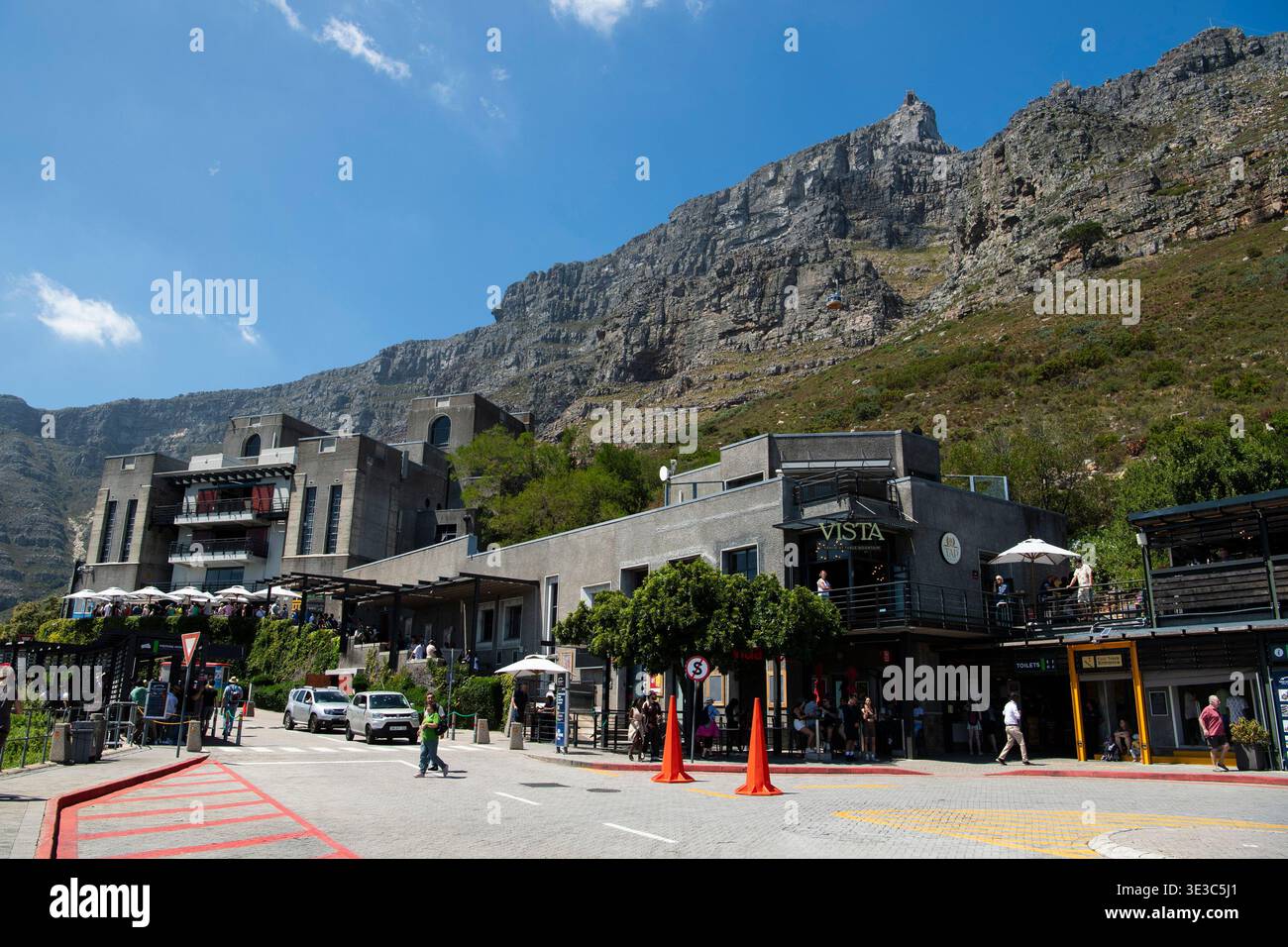 La Table Mountain Cableway, città del Capo, Sudafrica Foto Stock