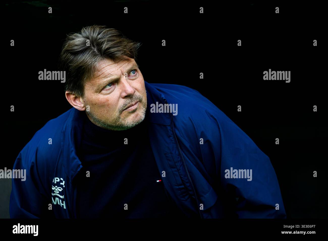 Cheftræner / Coach (FCF) - Michael Hansen. Superliga: FC København mod FC Fredericia - 22.03.2026. 3F Superliga Kvalifikationsspil. København, Dan Foto Stock
