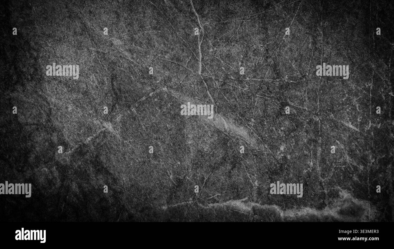 Sfondo in marmo scuro con intricate venature, adatto per progetti di design, carte da parati e varie applicazioni artistiche Foto Stock
