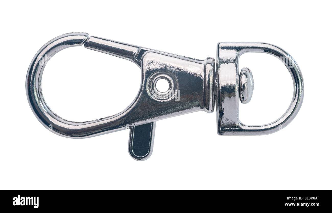 carabina, accessorio da cucire su sfondo bianco isolato Foto Stock