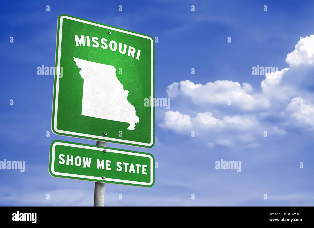Stato del Missouri DEGLI STATI UNITI - mostrami lo stato Foto Stock