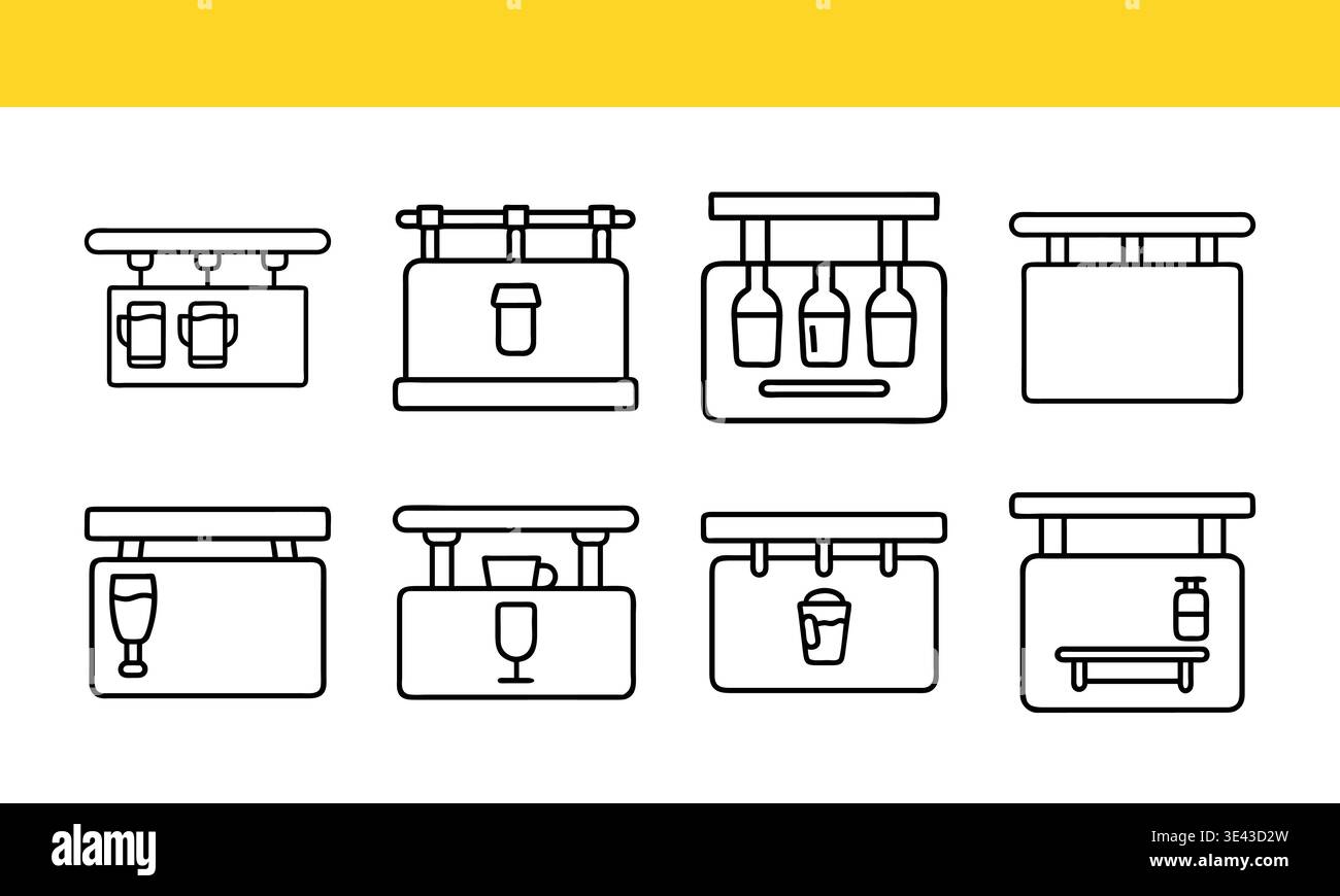 Design astratto minimalista con un'icona di file vettoriale e testo segnaposto isolato su sfondo trasparente Illustrazione Vettoriale