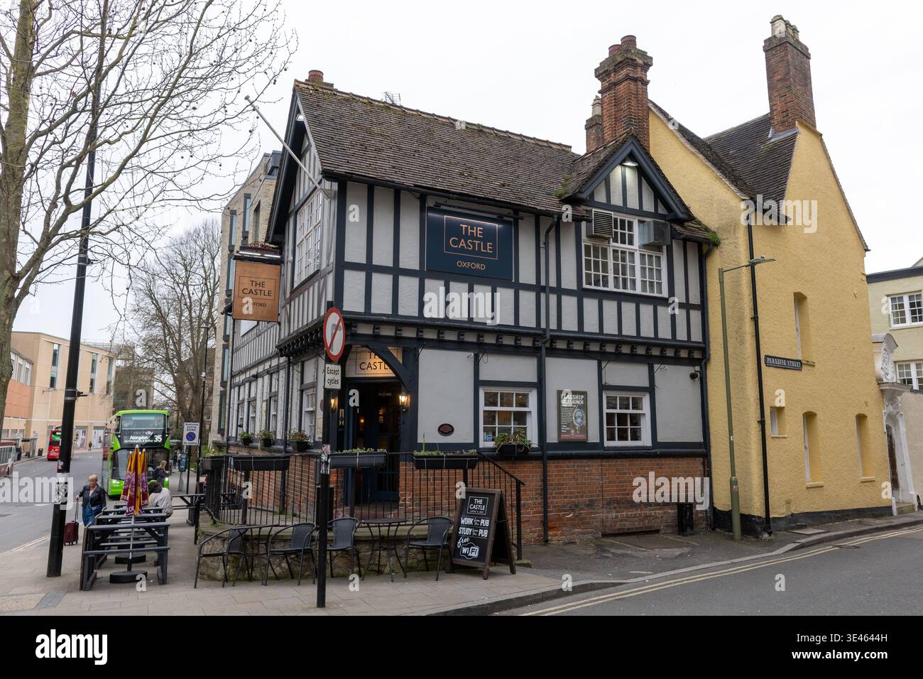 The Castle Pub, Oxford, Regno Unito Foto Stock
