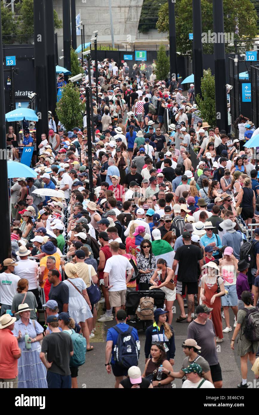 All'Australian Open 2026 di Melbourne Park, Melbourne, Victoria, Australia. Foto Stock