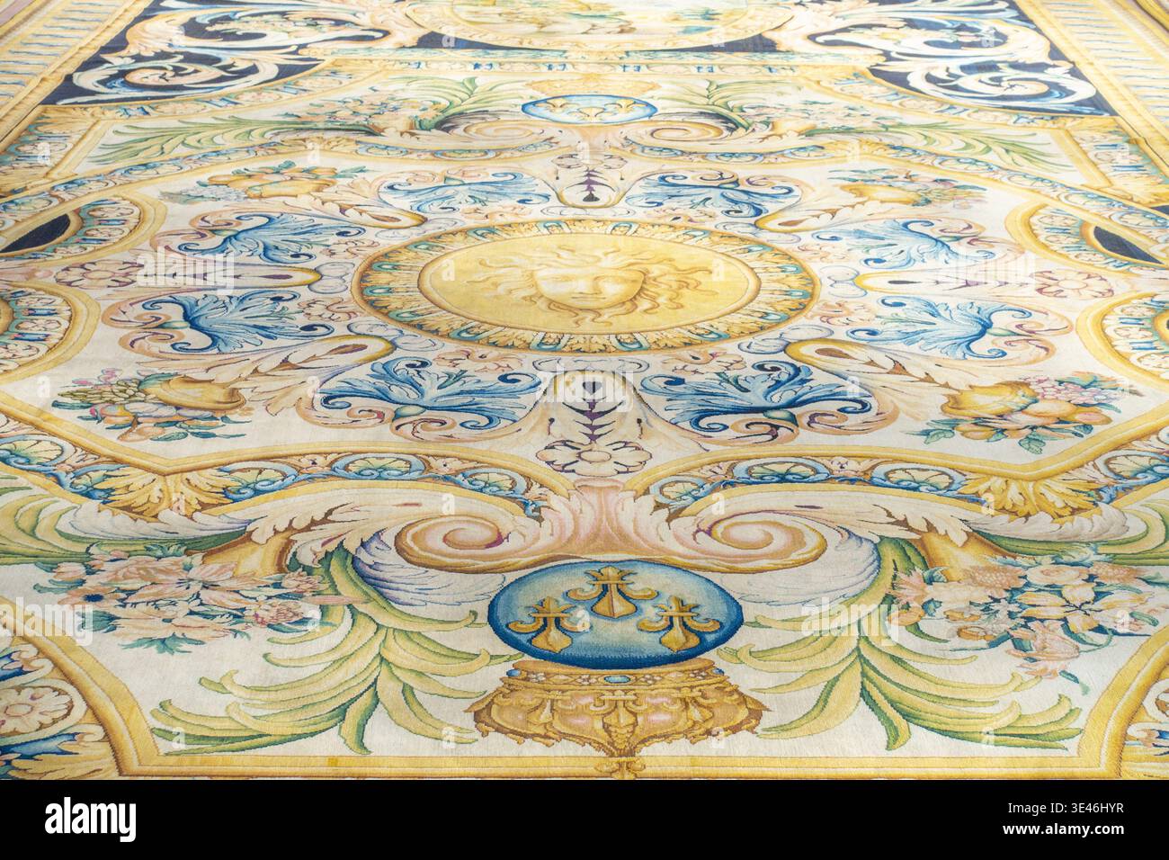 Francia, Parigi, Grand Palais, il Tesoro riscoperto del Re Sole, mostra di tappeti monumentali commissionata da Luigi XIV per la grande Galerie del Louvre, 1° febbraio 8, 2026 Foto Stock