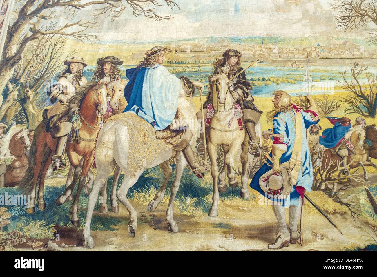 Francia, Parigi, Grand Palais, il Tesoro riscoperto del Re Sole, mostra di tappeti monumentali commissionata da Luigi XIV per la grande Galerie del Louvre, 1° febbraio 8, 2026 Foto Stock