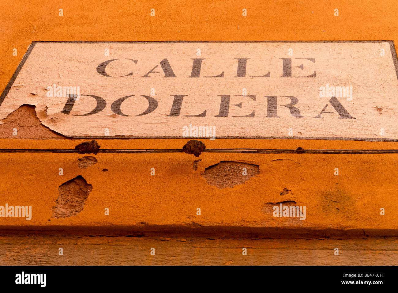 Via Calle Dolera a Venezia, Italia Foto Stock