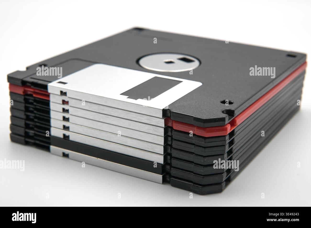 i floppy disk da 3,5 pollici sono un metodo di memorizzazione dei dati. Foto Stock