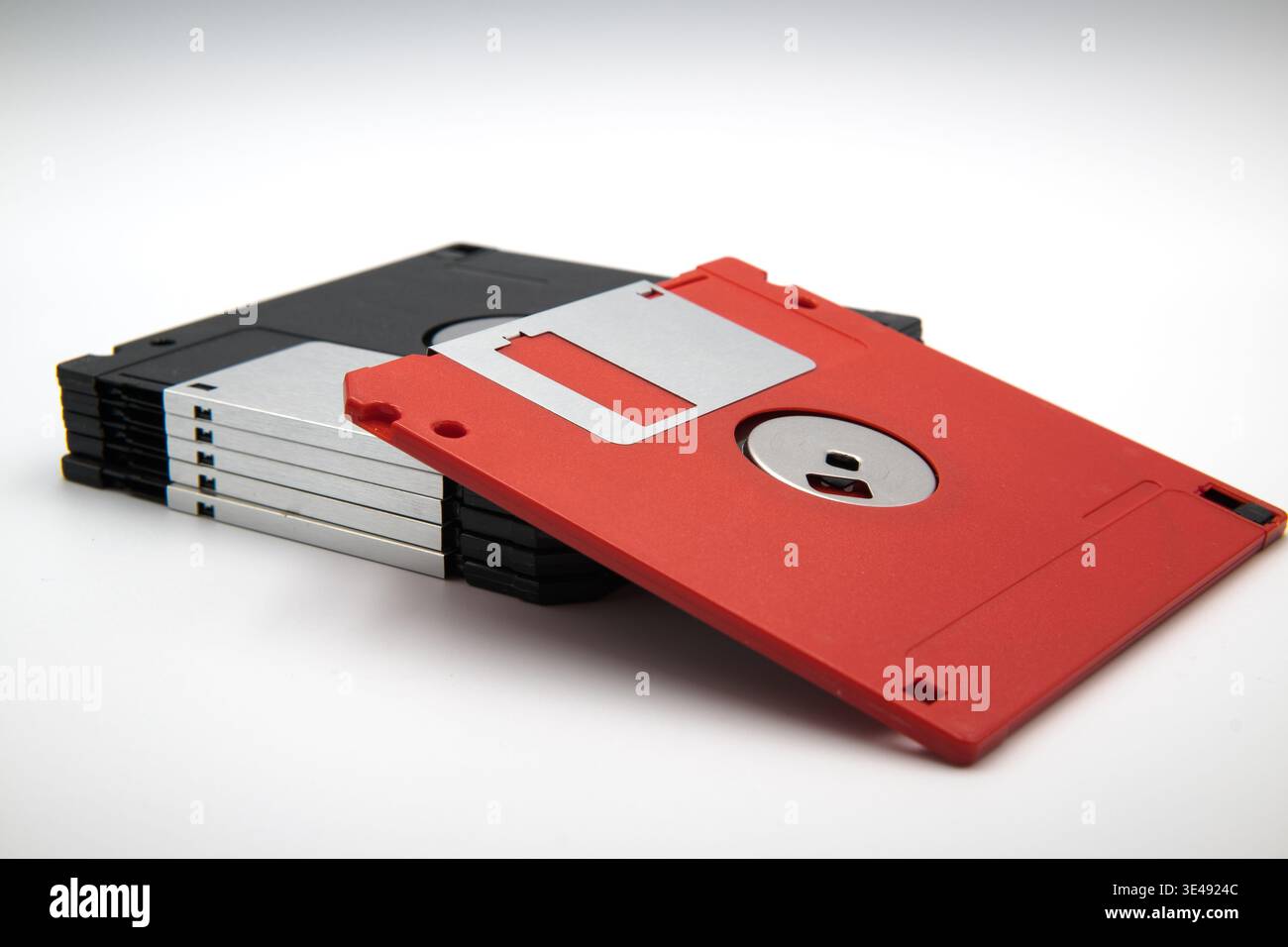 i floppy disk da 3,5 pollici sono un metodo di memorizzazione dei dati. Foto Stock