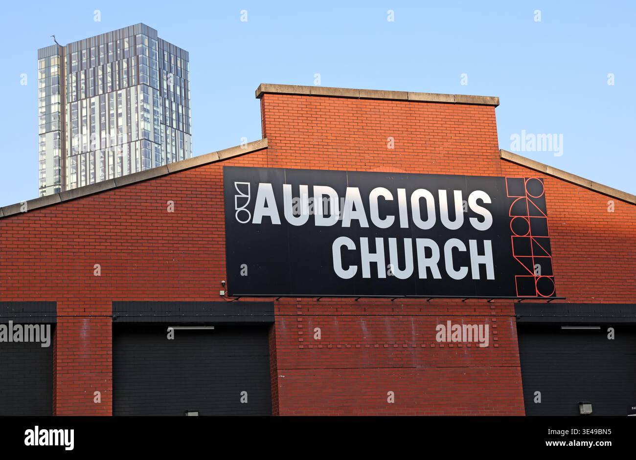 Audacious Church Salford. Foto Stock