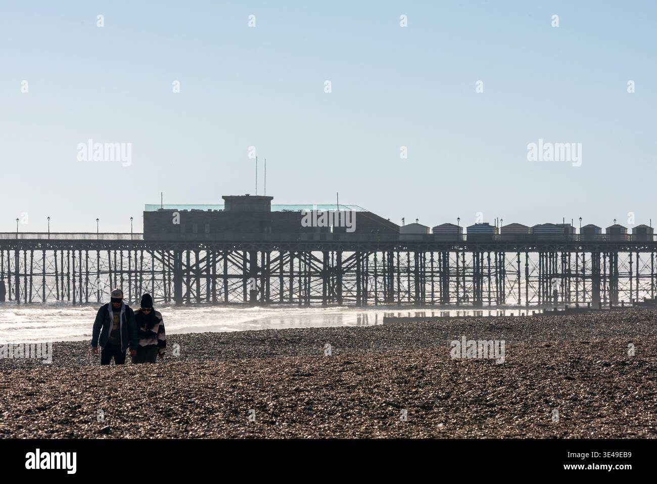 Hastings, 17 marzo 2026: Molo di Hastings Foto Stock