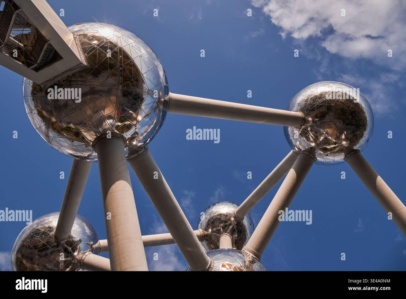 Monumento all'Atomium - Bruxelles, Belgio Foto Stock