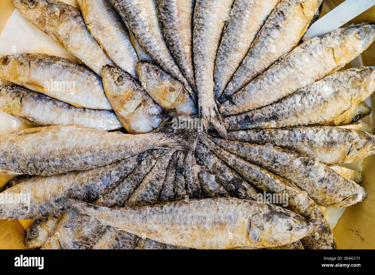 L'aringa secca è un cibo popolare in molti paesi. Spagna Foto Stock
