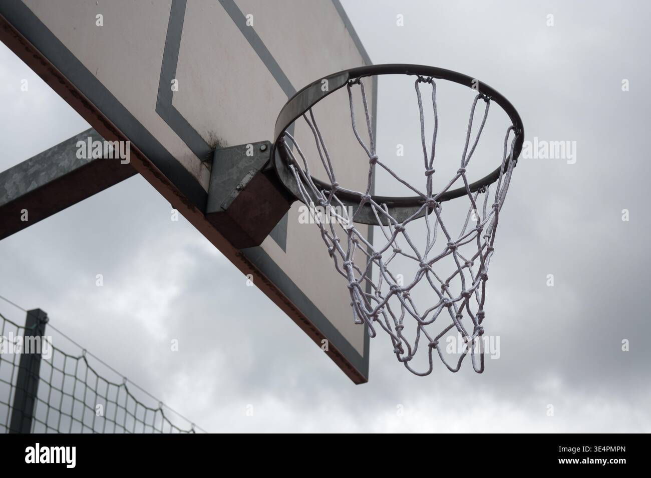 Pallacanestro, backboard, sport e attività ricreative. Foto Stock