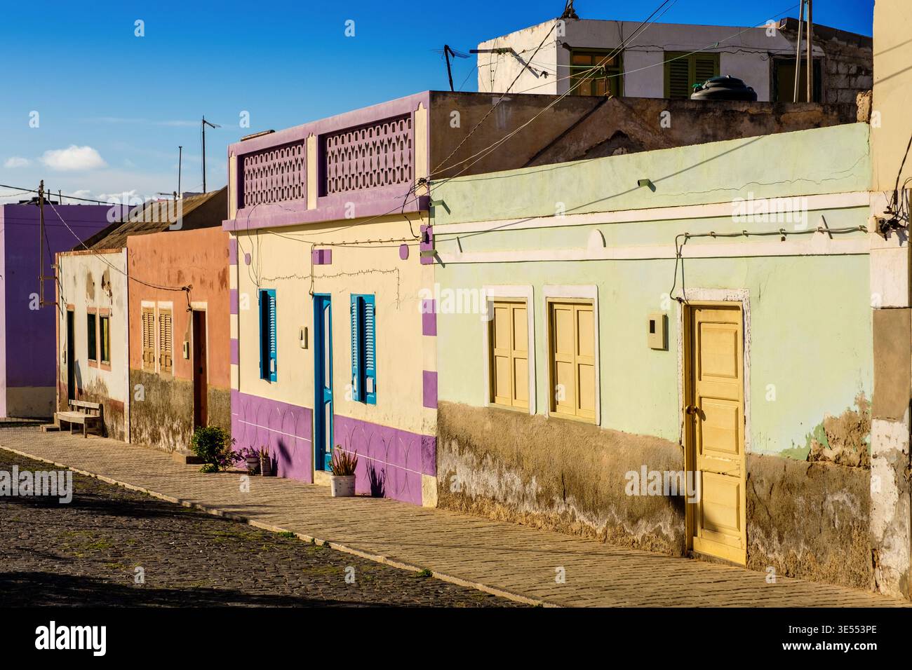 Bofarreira è un villaggio sull'isola di Boa Vista, Capo Verde / Cabo Verde Foto Stock