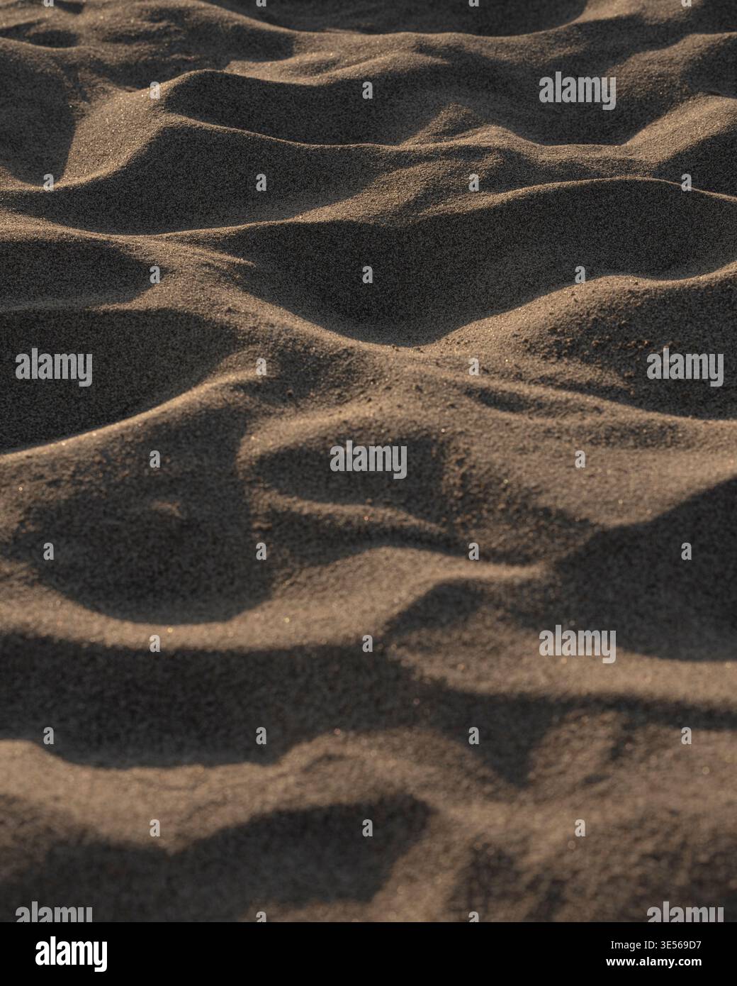 Trama astratta di cappe di sabbia bianca e nera Foto Stock