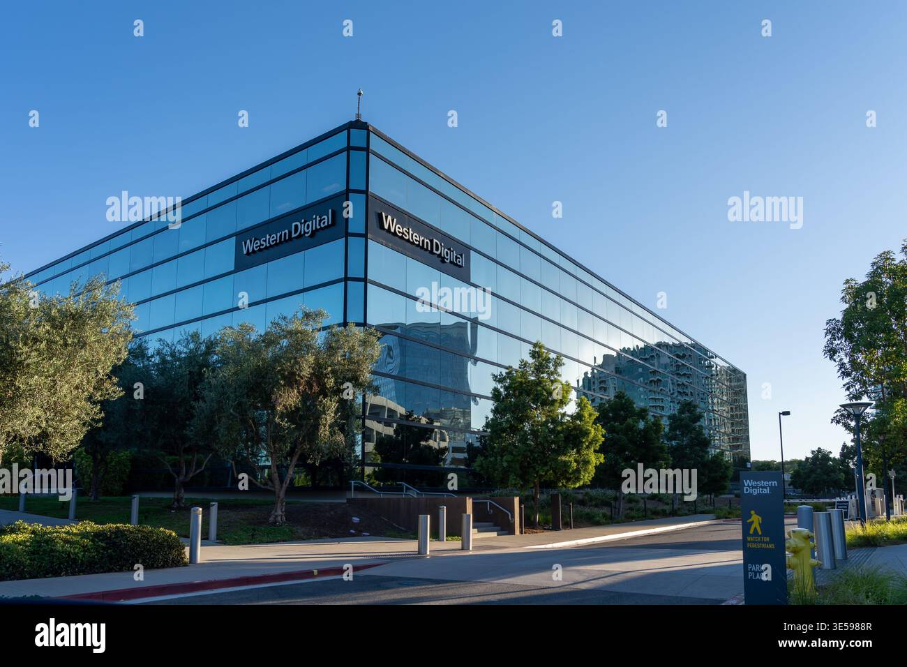 Ufficio Western Digital di Irvine, California, Stati Uniti. Foto Stock