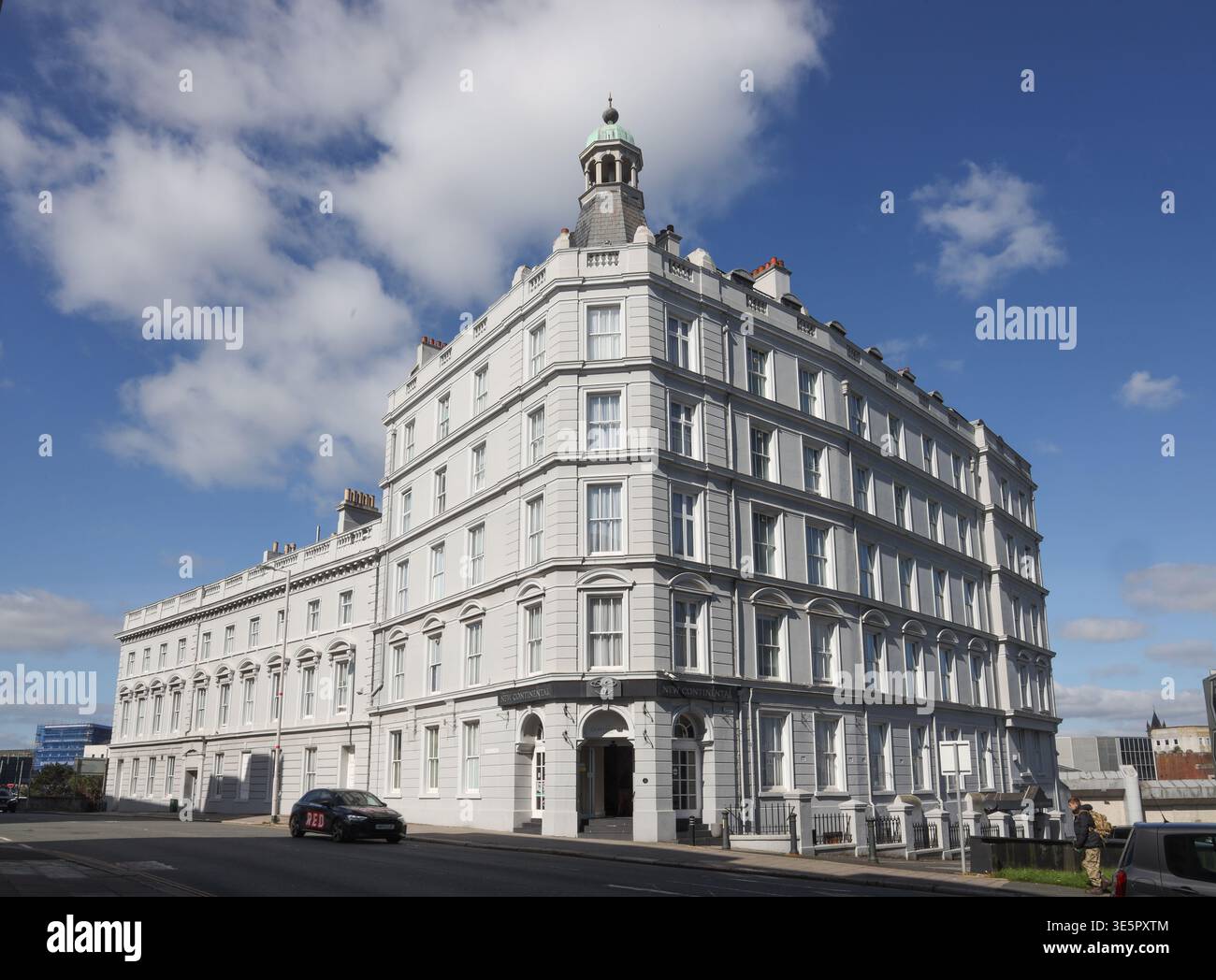Il nuovo Continental Hotel in Millbay Road Plymouth sara' impostato per una nuova vita e sara' commercializzato come Hilton Hotel Foto Stock