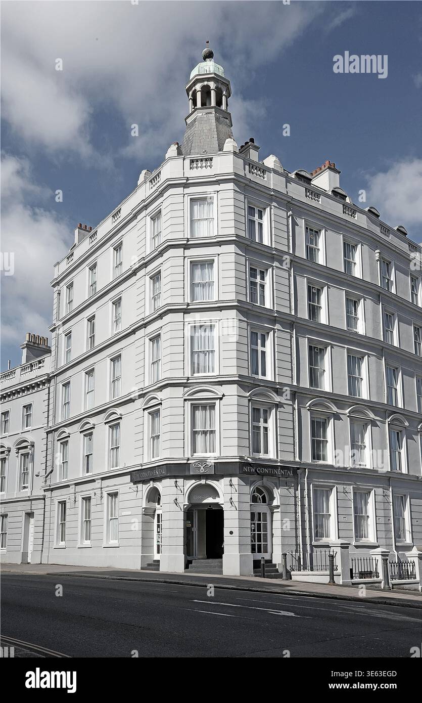 Il nuovo Continental Hotel in Millbay Road Plymouth sara' impostato per una nuova vita e sara' commercializzato come Hilton Hotel. Illustrazione fotografica Foto Stock