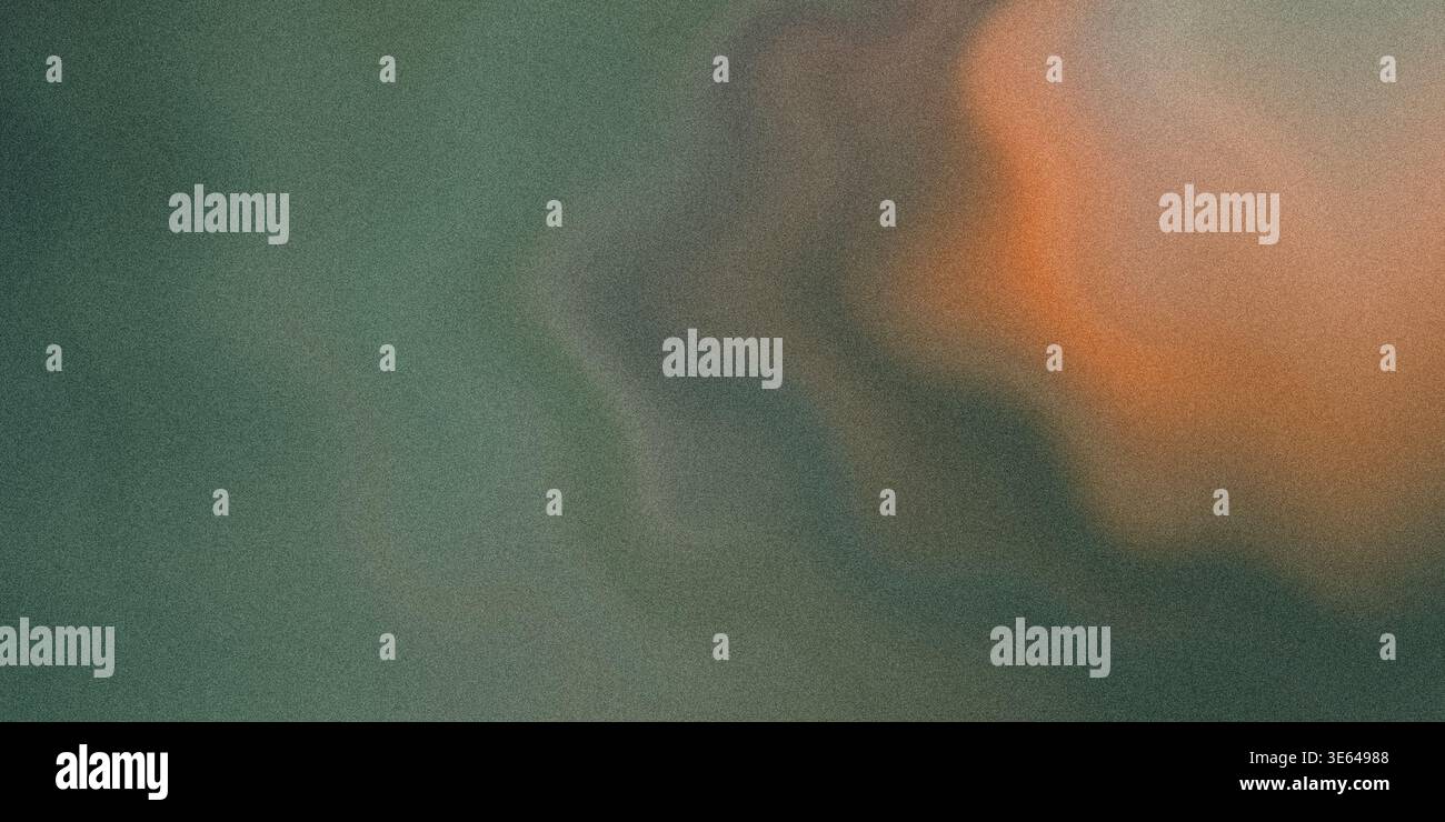 Questa immagine presenta uno sfondo sfumato verde e arancione vibrante con un effetto testurizzato, che produce un display visivo dinamico e accattivante con una Foto Stock
