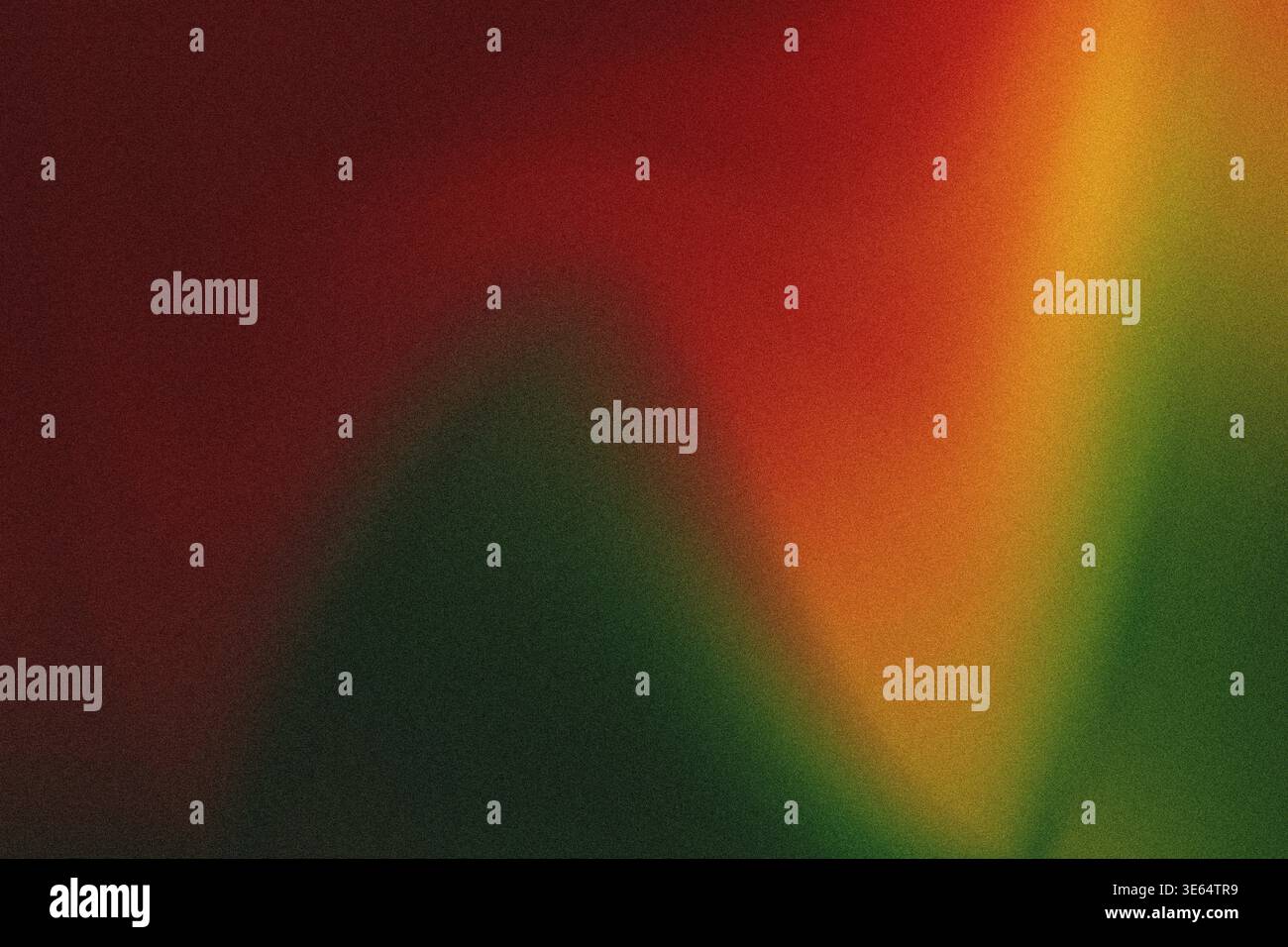 Questa vivace immagine astratta presenta una sfumatura di rosso, arancione, giallo e verde. I colori passano uniformemente l'uno nell'altro, creando un Foto Stock
