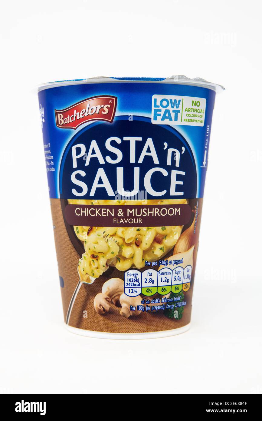 Batchelors Pasta & Sauce Chicken & Mushroom 65 g Foto Stock