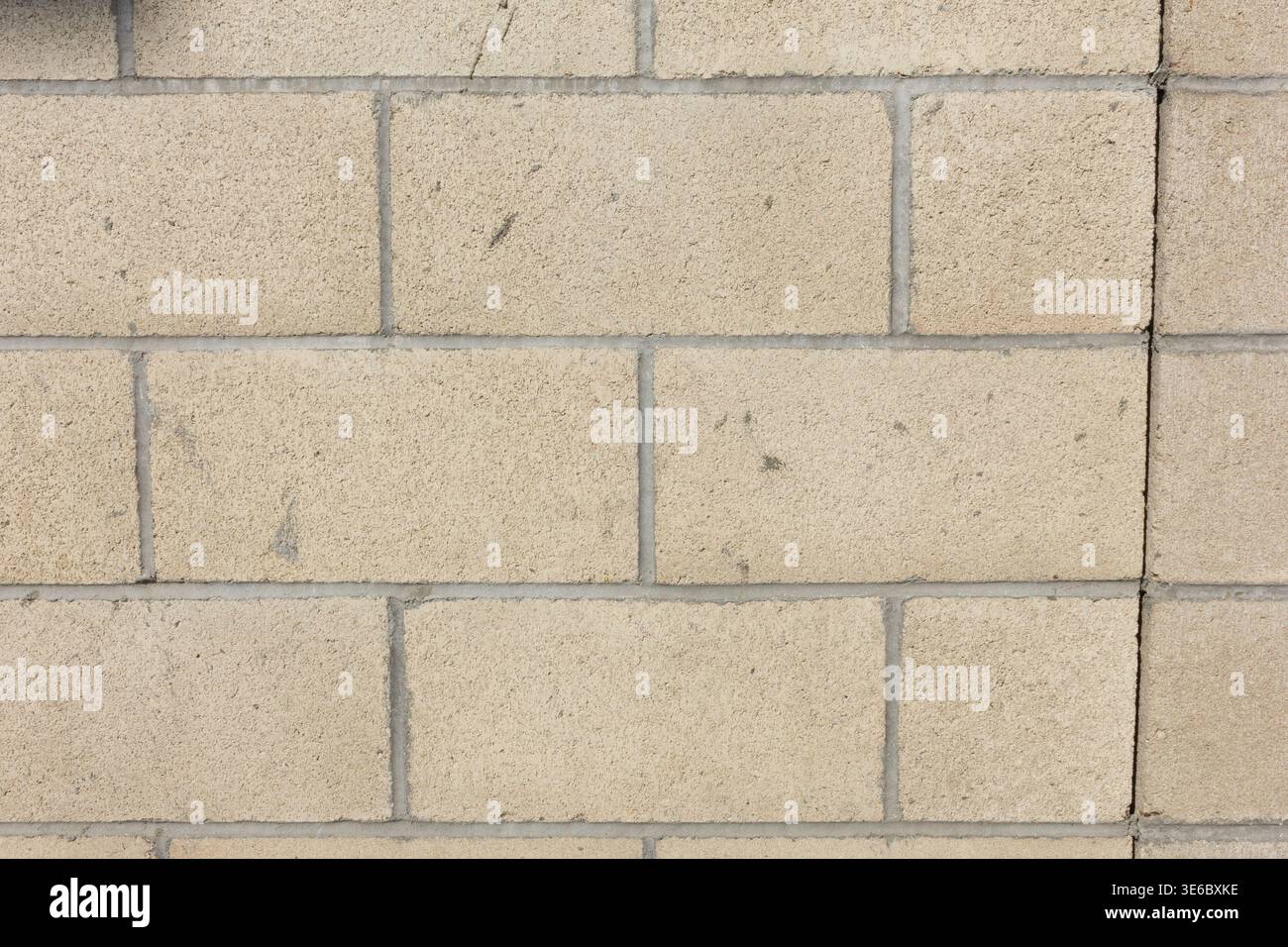 Una vista di un muro di cemento, come sfondo. Foto Stock