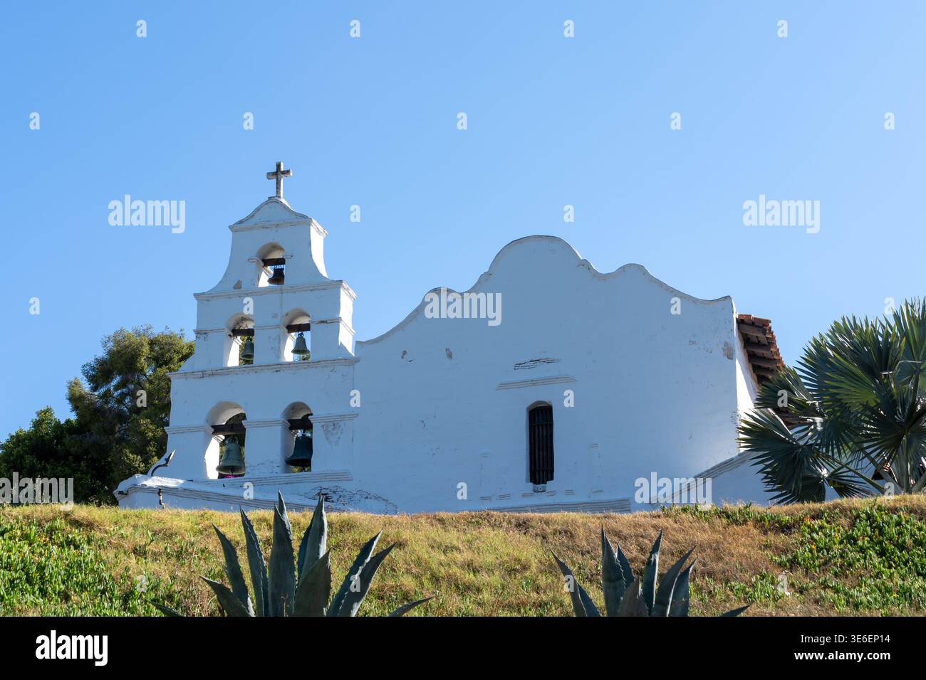Missione Basilica di San Diego de Alcalá a San Diego, CA, Stati Uniti. Foto Stock