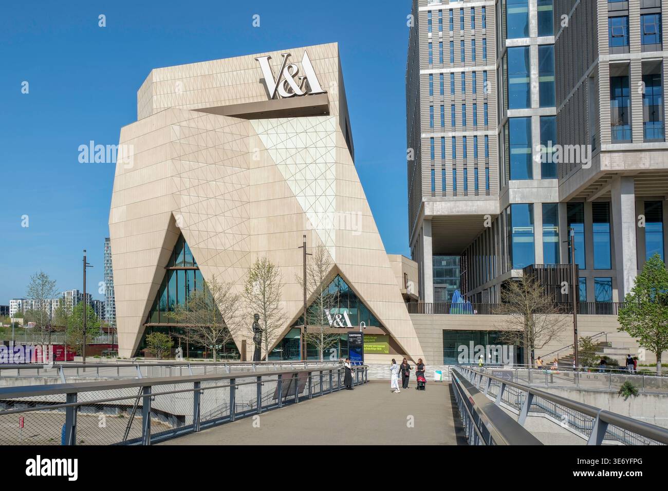 V&A East Museum, Queen Elizabeth Olympic Park, Stratford, East London, Regno Unito Foto Stock