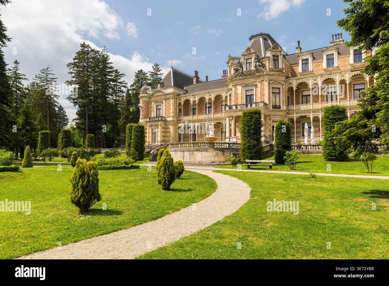 Museo di Vienna Hermesvilla, Lainzer Tiergarten, 13° distretto Hietzing, Vienna, Austria Foto Stock