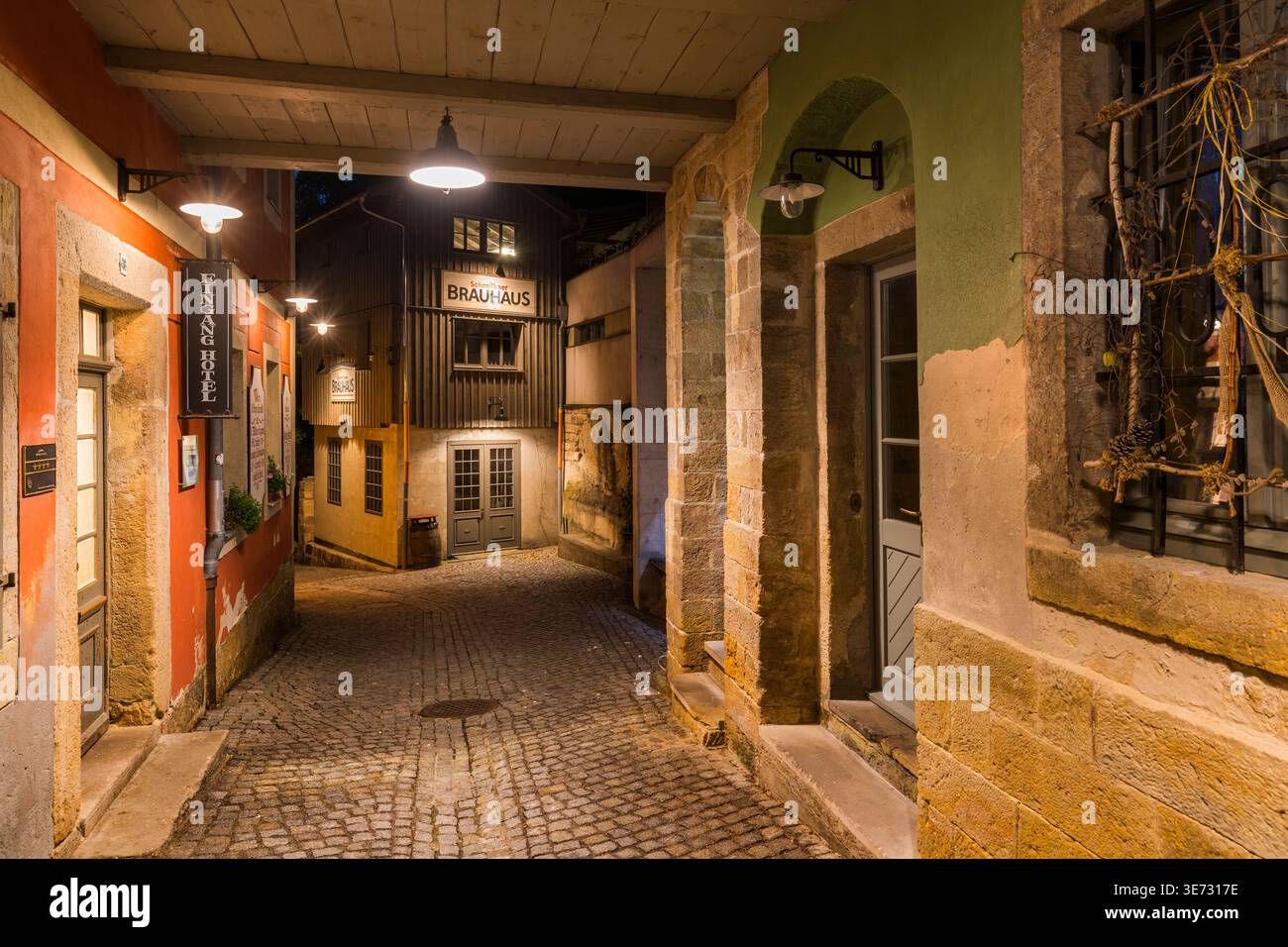 Schmilkaer Brauhaus, Schmilka, Bad Schandau, Sassonia, Germania Foto Stock