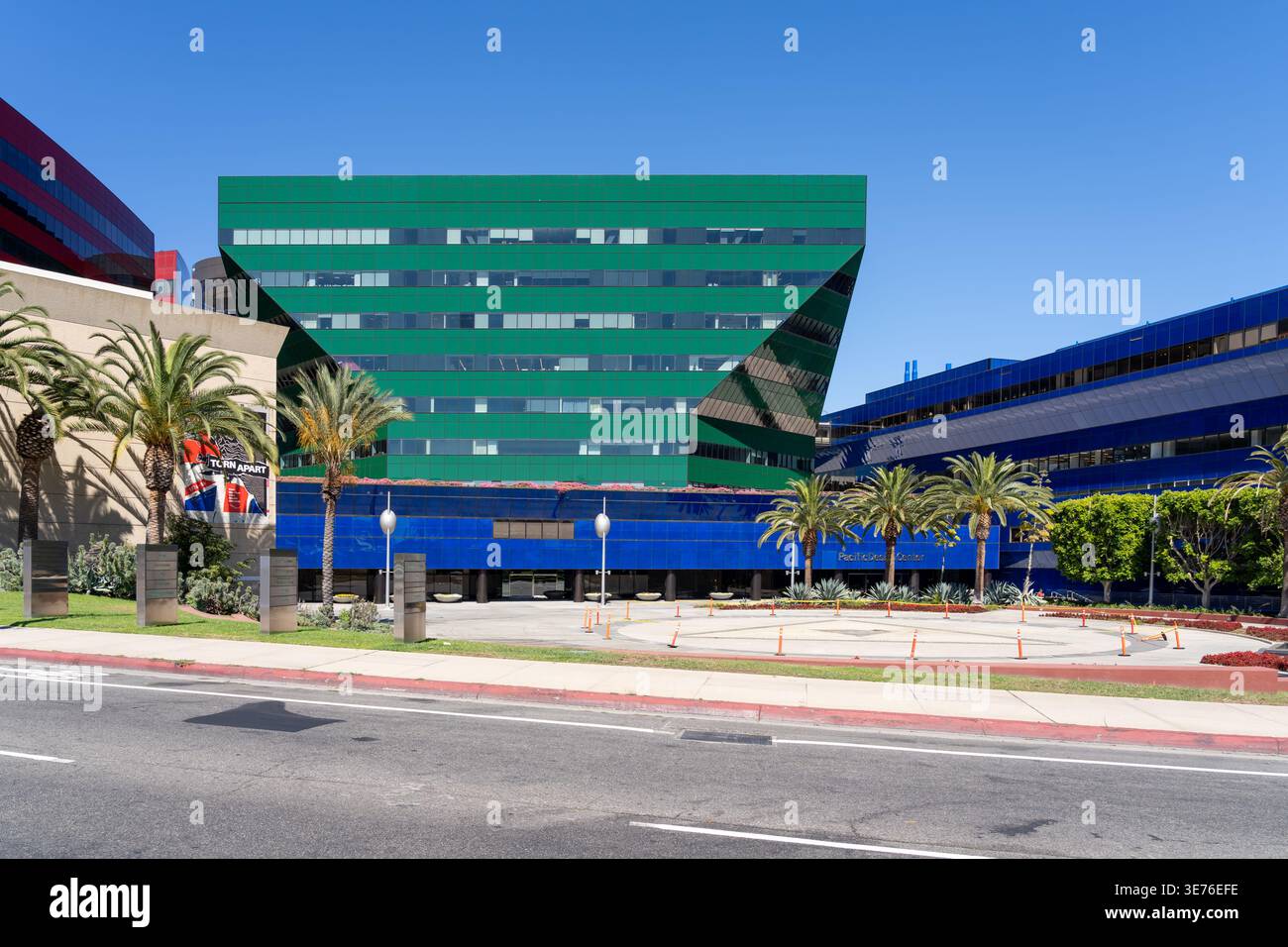 Pacific Design Center (PDC) a West Hollywood, California, Stati Uniti. Foto Stock