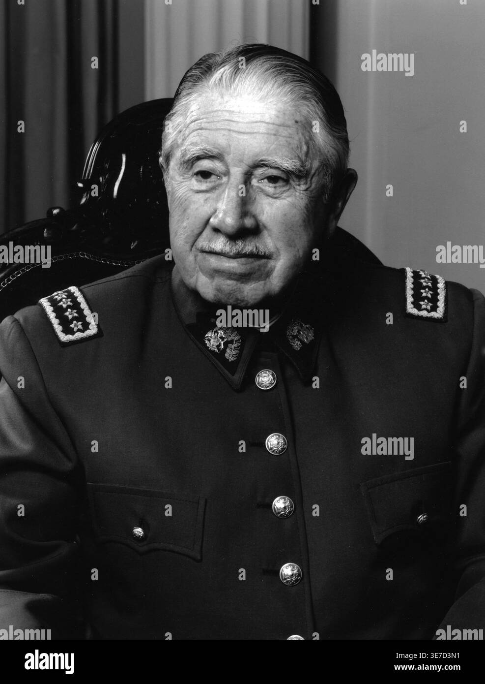 Generale Augusto Pinochet Ugarte Foto Stock