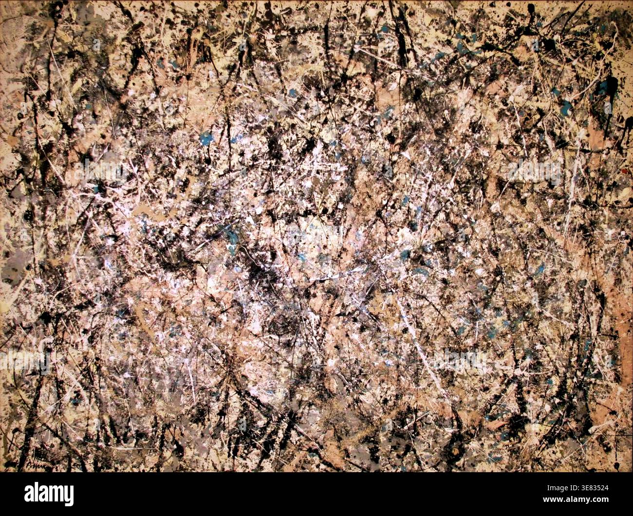 Number 1 (Lavender Mist), 1950 di Jackson Pollock, pittura espressionista astratta Foto Stock