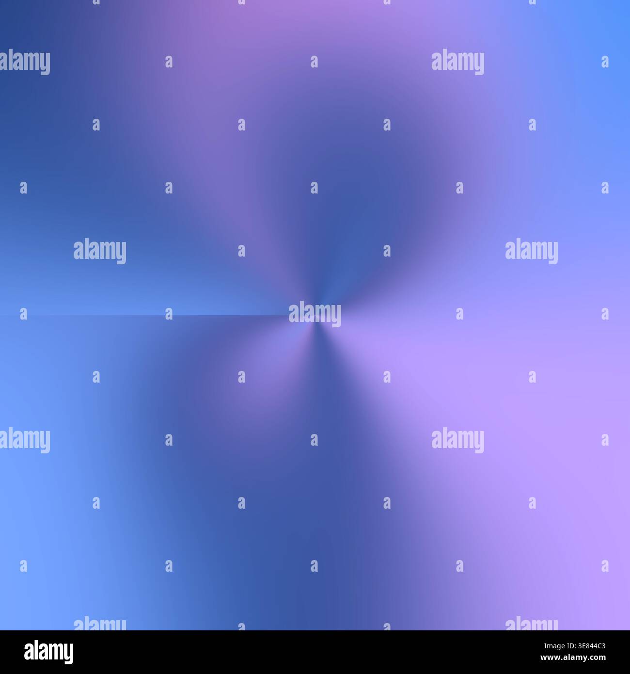 Sfondo sfumato astratto blu morbido con sfocatura radiale e centro luminoso sottile Foto Stock