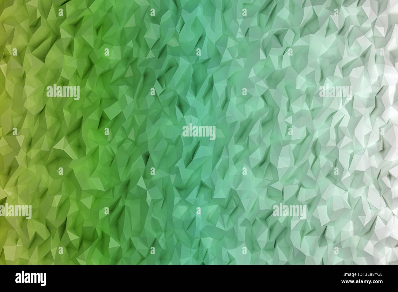 Struttura multicolore a cristalli geometrici a basso contenuto di poli con sfondo poligonale sfaccettato Foto Stock