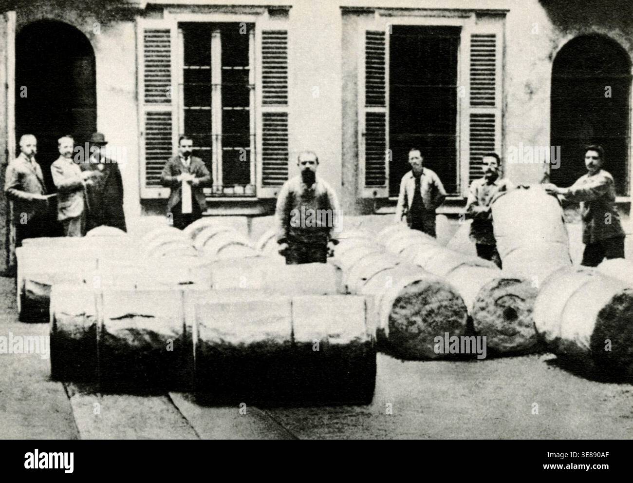 Il giornale per stampare il Corriere della sera, Milano, Italia anni '1900 Foto Stock