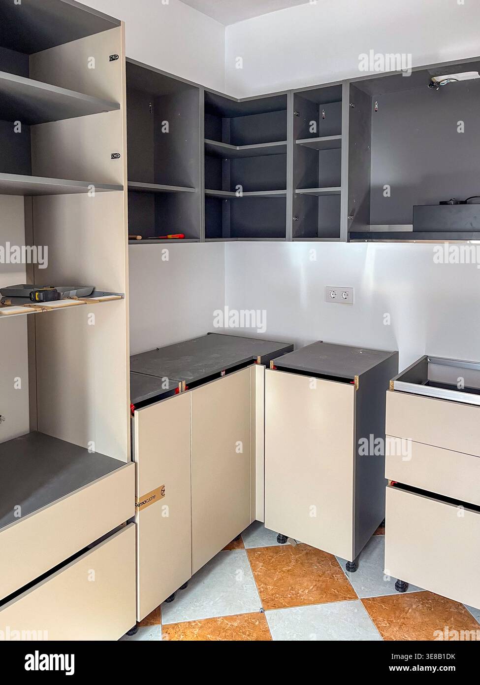 Moderna cucina interno Foto Stock