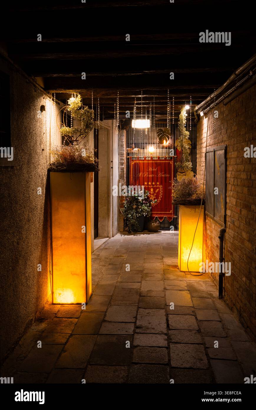 Hotel al Ponte Antico. Venezia, Italia Foto Stock