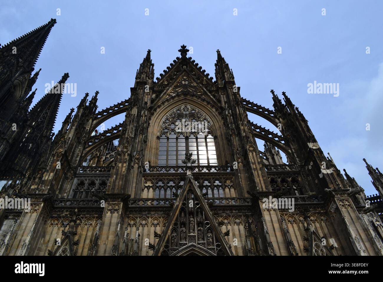 Cattedrale di Colonia (vista dal basso) Foto Stock