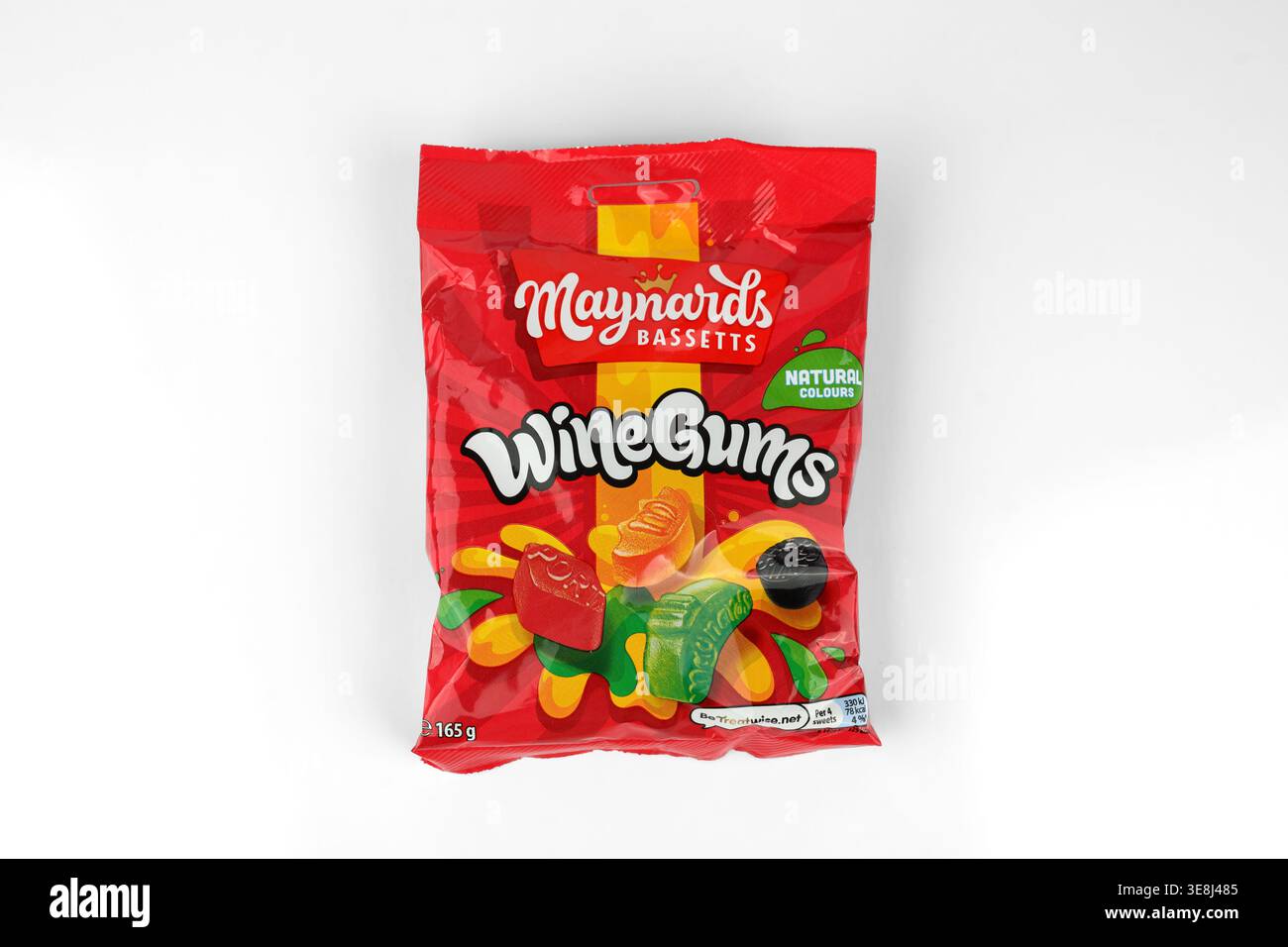 Maynards Bassetts Wine gums dolci su sfondo bianco - Galles, Regno Unito - 7 febbraio 2026 Foto Stock