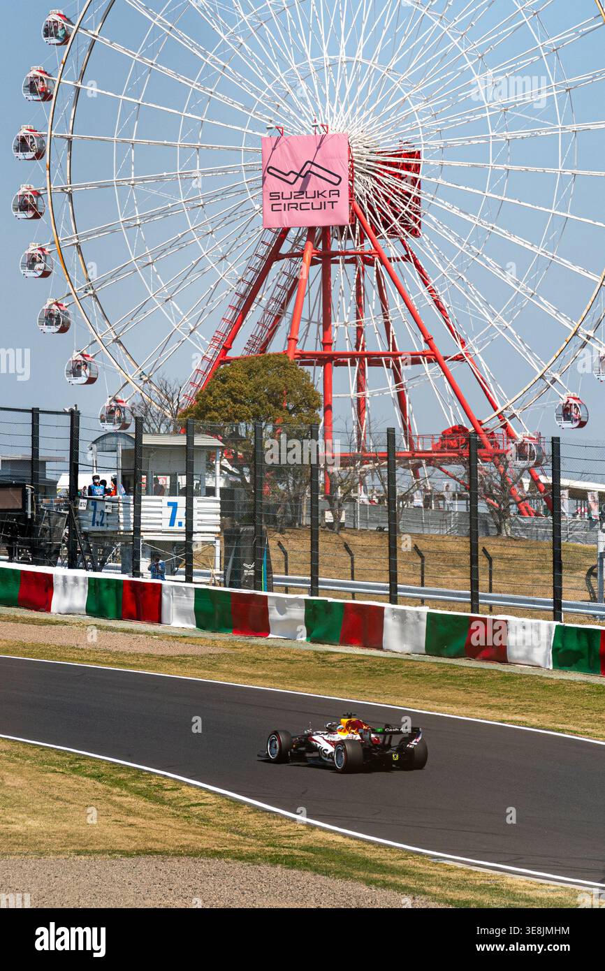 27 marzo 2026; circuito di Suzuka, Suzuka, Giappone; Gran Premio di Formula 1 del Giappone 2026 FIA; giornata di prove libere; prima sessione di prove Foto Stock