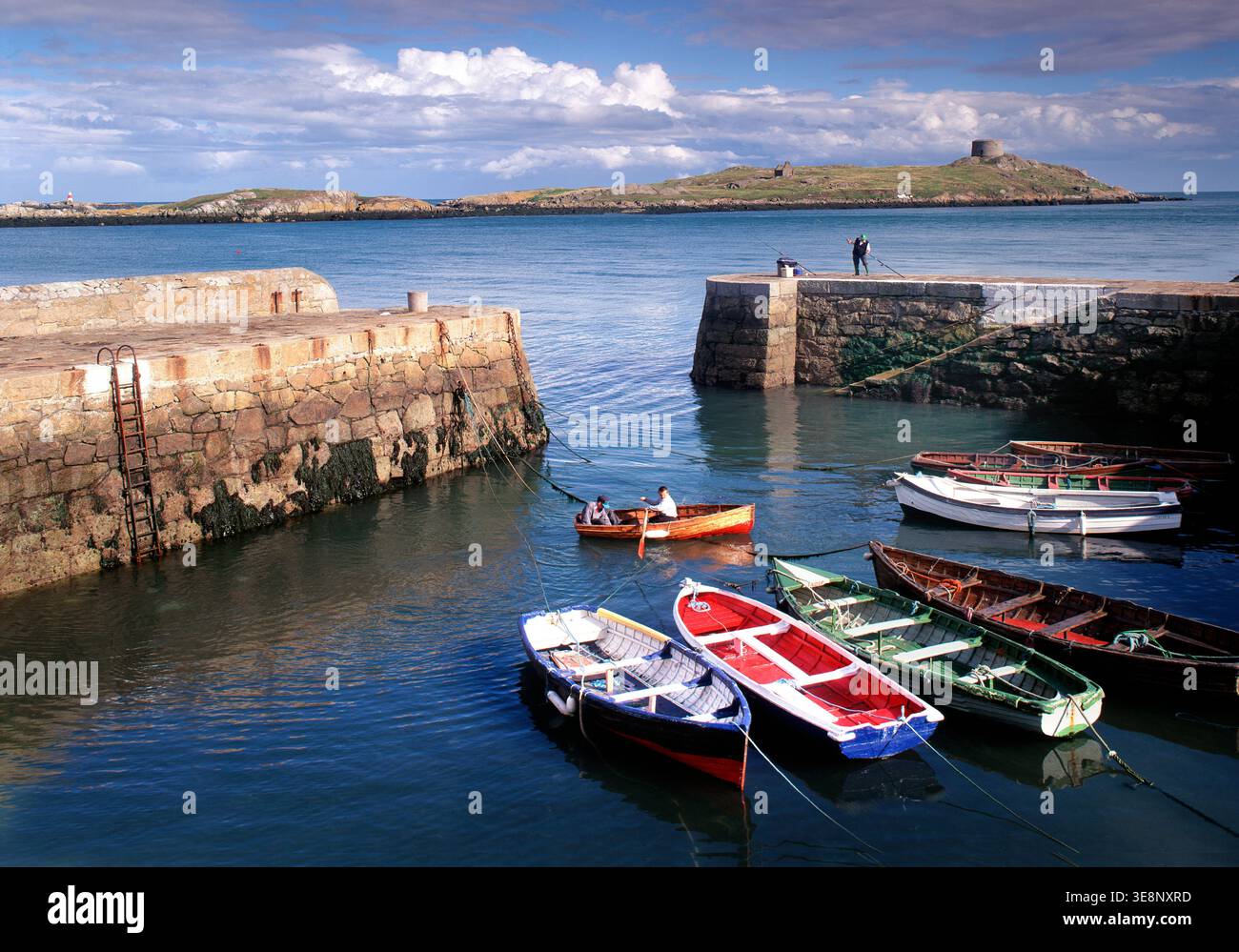 IE - CO. Dublino: Coliemore Harbour a Dalkey Foto Stock
