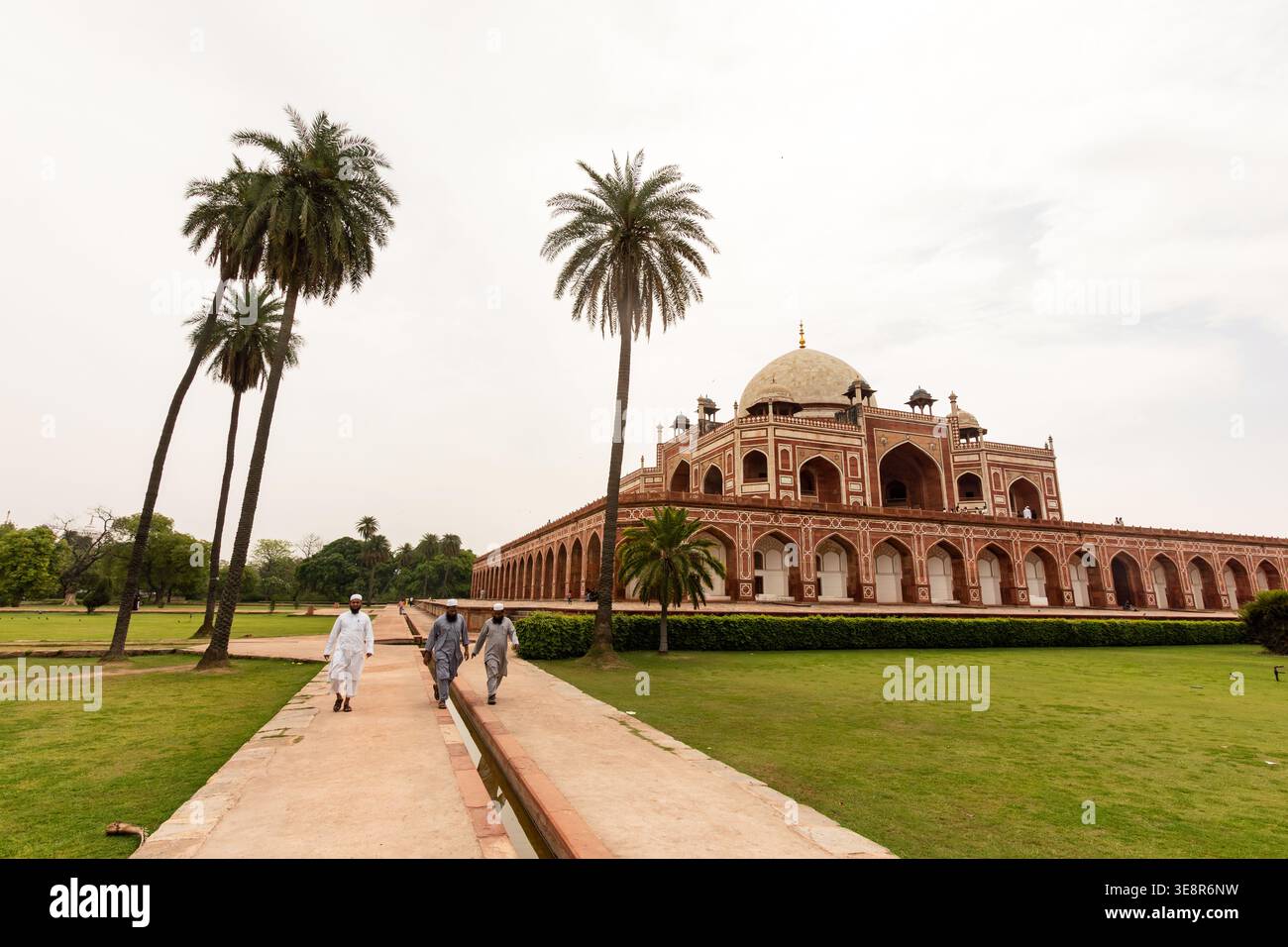 La Tomba di Humayun, Delhi, India. Foto Stock