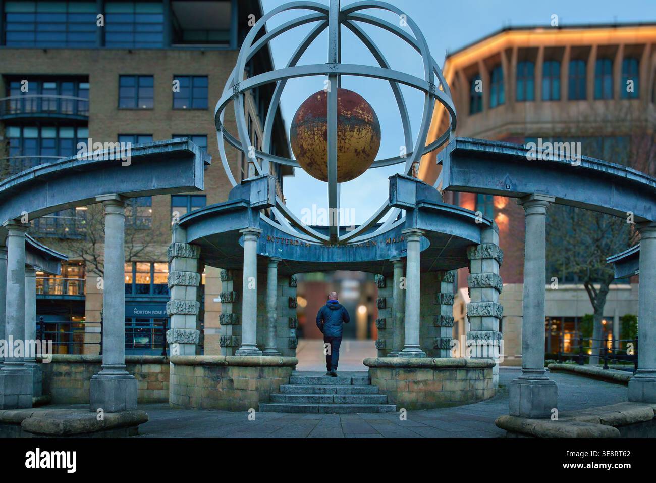 Pavillon Swirle sul lungomare di Newcastle Foto Stock